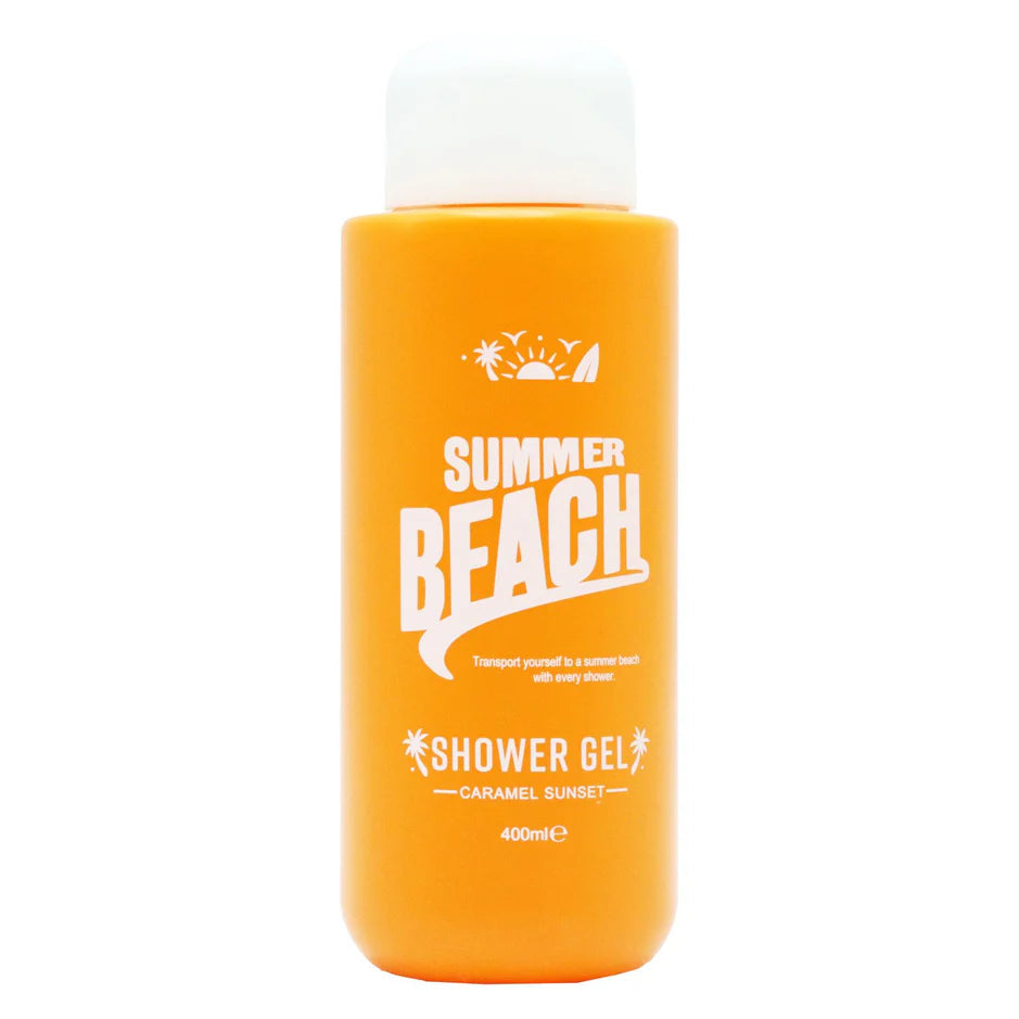 SUMMER BEACH 400ML SHOWER GEL IN CARAMEL SUNSET