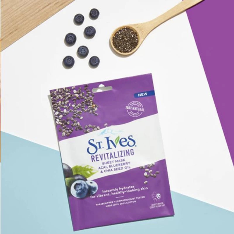 ST IVES SHEET MASK REVITALISING 23ML