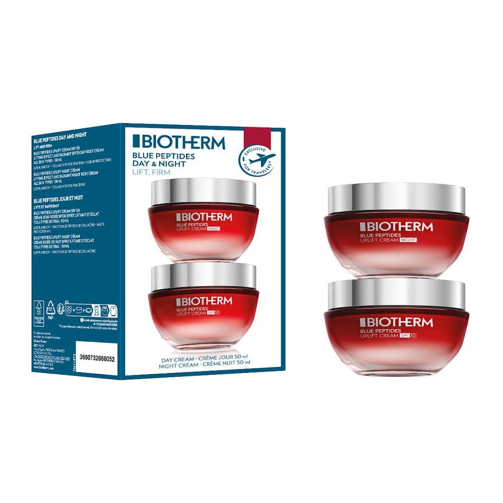 BIOTHERM BLUE PEPTID SET: UPLIFT CREAM SPF30 50ML + UPLIFT NIGHT CREAM 50ML