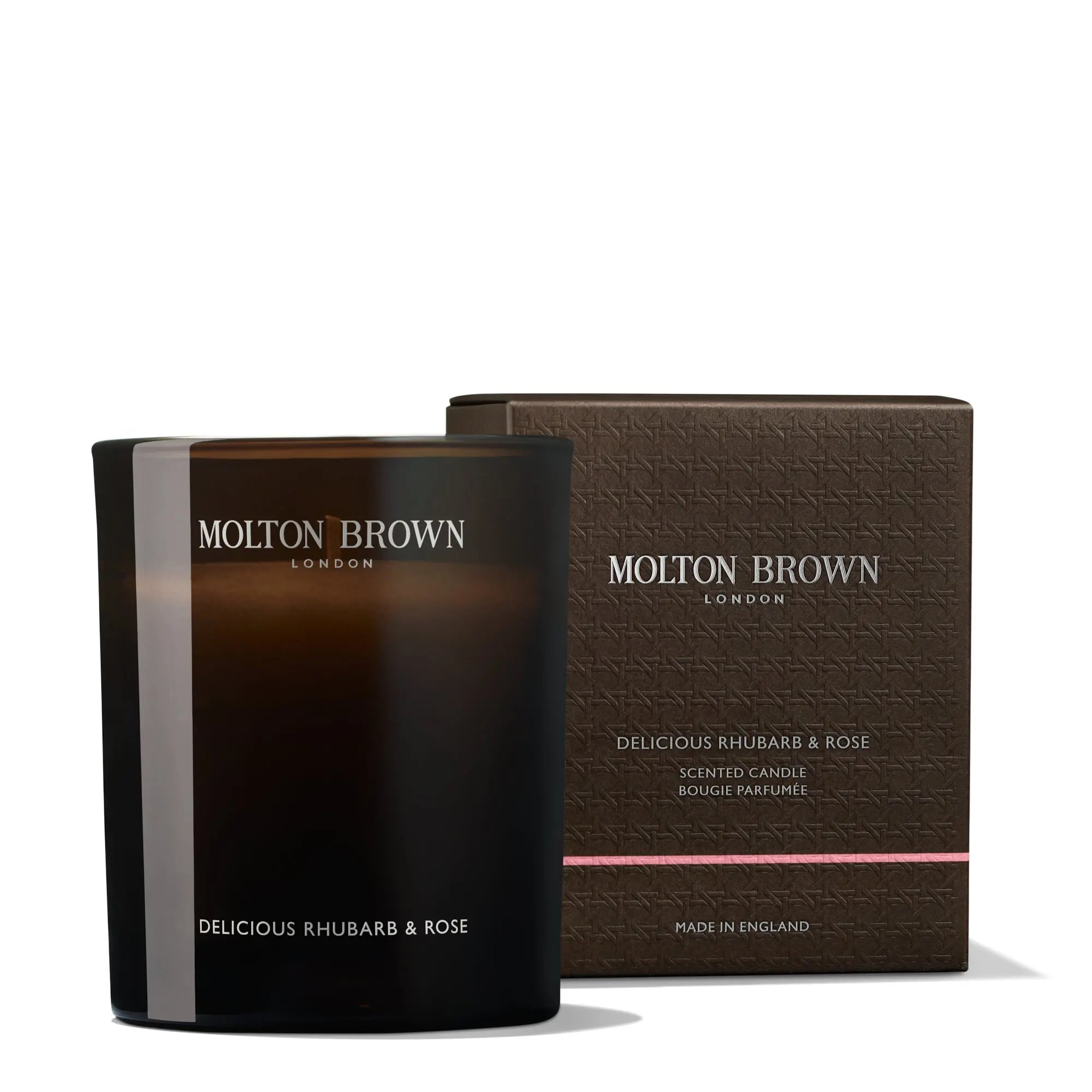 MOLTON BROWN RHUBARB & ROSE SINGLE WICK CANDLE