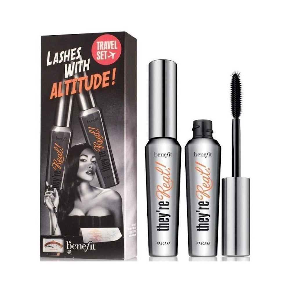BENEFIT THEY'RE REAL MASCARA SET: 2 x BLACK MASCARA 9G