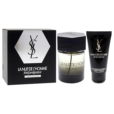 YSL NUIT HOMME SET: EDT SPRAY 100ML + SG 50ML