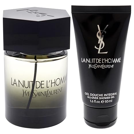 YSL NUIT HOMME SET: EDT SPRAY 100ML + SG 50ML
