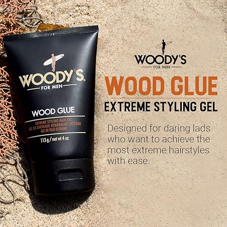 WOODY'S WOOD GLUE STYLING HAIR GEL 113G