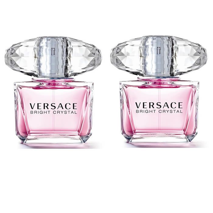VERSACE BRIGHT CRYSTAL DUO EDT SPRAY 30ML x 2