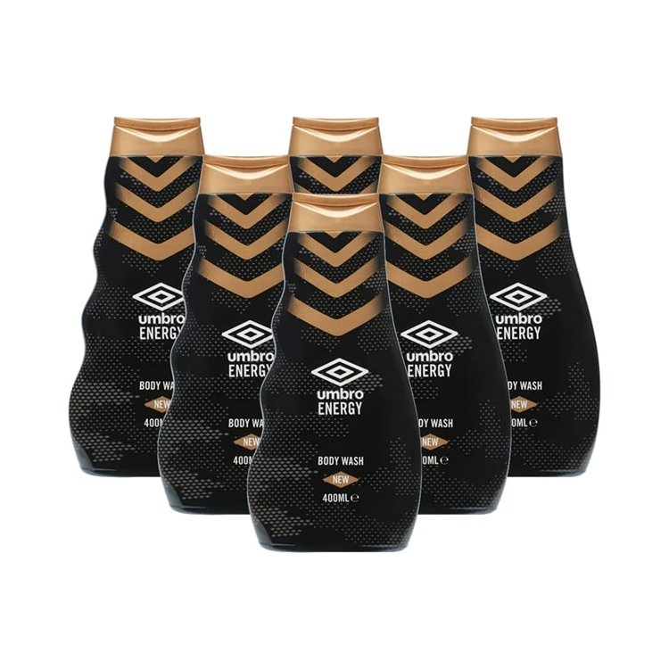 UMBRO 6 X BODYWASH ENERGY 400ML
