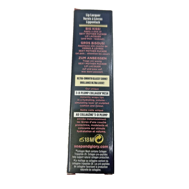 SEXY MOTHER PUCKER PLUMPING LIP LACQUER WHOPPINK 7ML