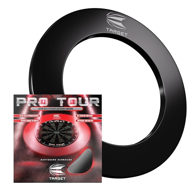 PRO TOUR PRINTED SURROUND BLACK IN COLOUR BOX