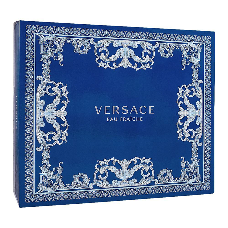 VERSACE EAU FRAICHE SET: EDT SPRAY 100ML + SG 150ML + EDT SPRAY 10ML