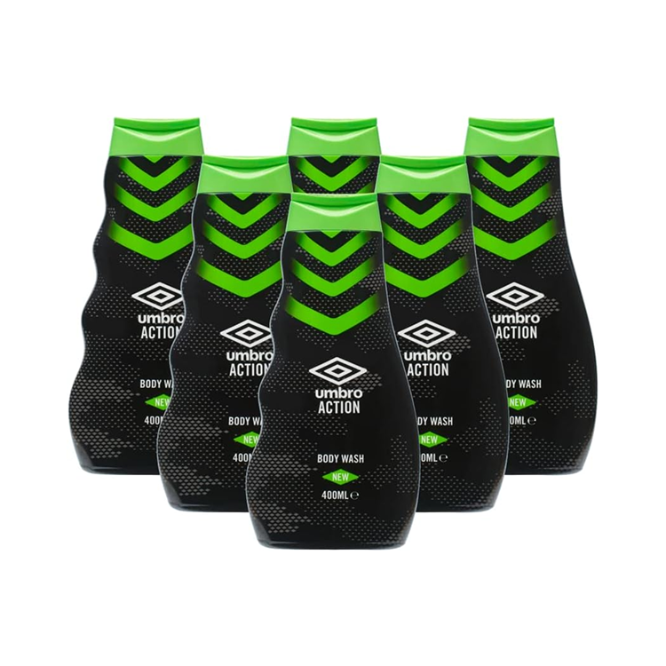 UMBRO 6 X BODYWASH ACTION 400ML