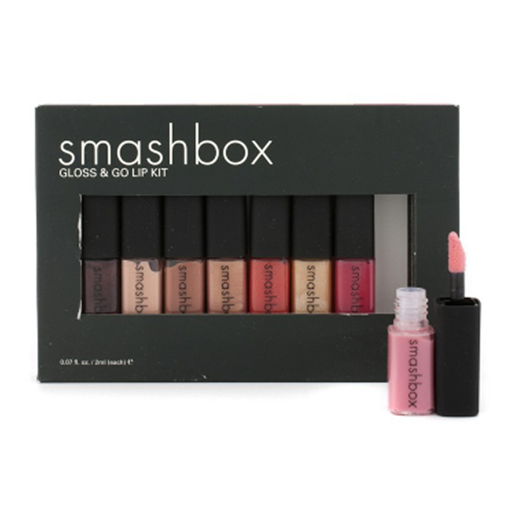 GLOSS & GO LIP KIT 8x 2ML LIP GLOSS VARIOUS COLS
