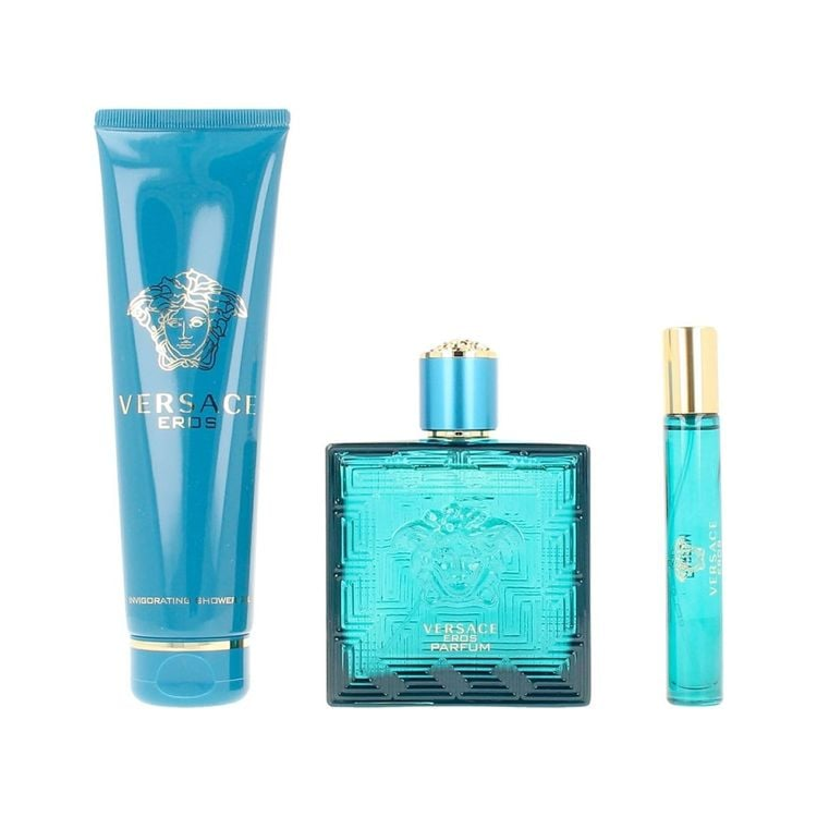VERSACE EROS SET: EDP SPRAY 100ML + SG 150ML + EDP SPRAY 10ML