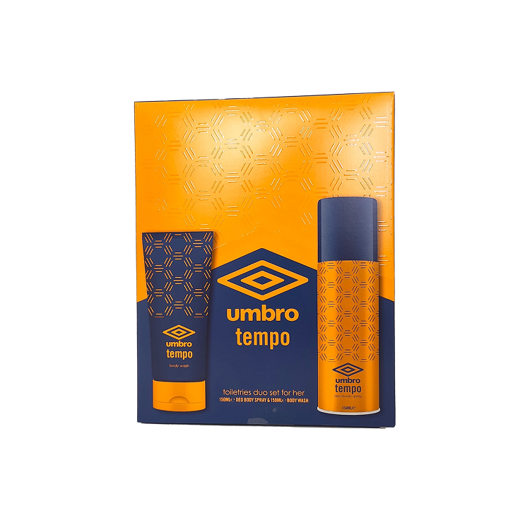 UMBRO VELOCITA BODY SPRAY 150ML AND BODY WASH 150ML
