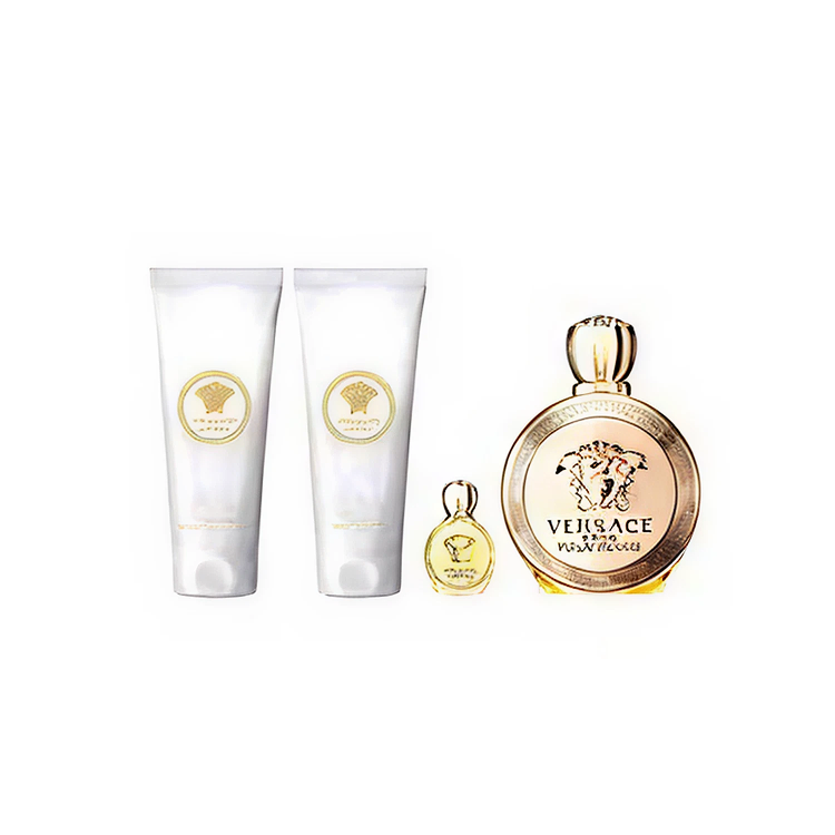 VERSACE EROS POUR FEMME SET: EDP SPRAY 100ML + SG 100ML + BL 100ML + EDP SPRAY 5ML