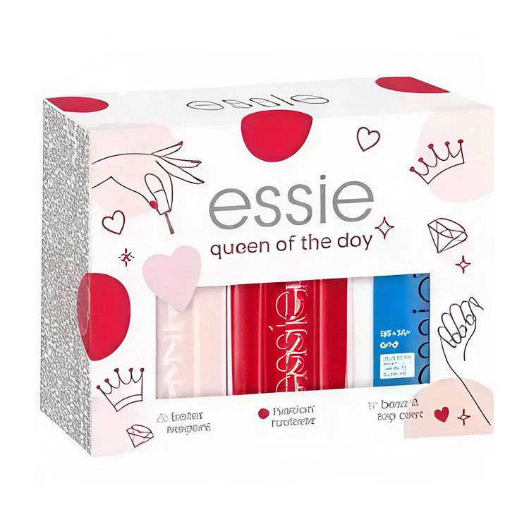 ESSIE NAIL SET: NAIL POLISH N61 13.5ML + NAIL POLISH N6 13.5ML +  BASE COAT 13.5ML