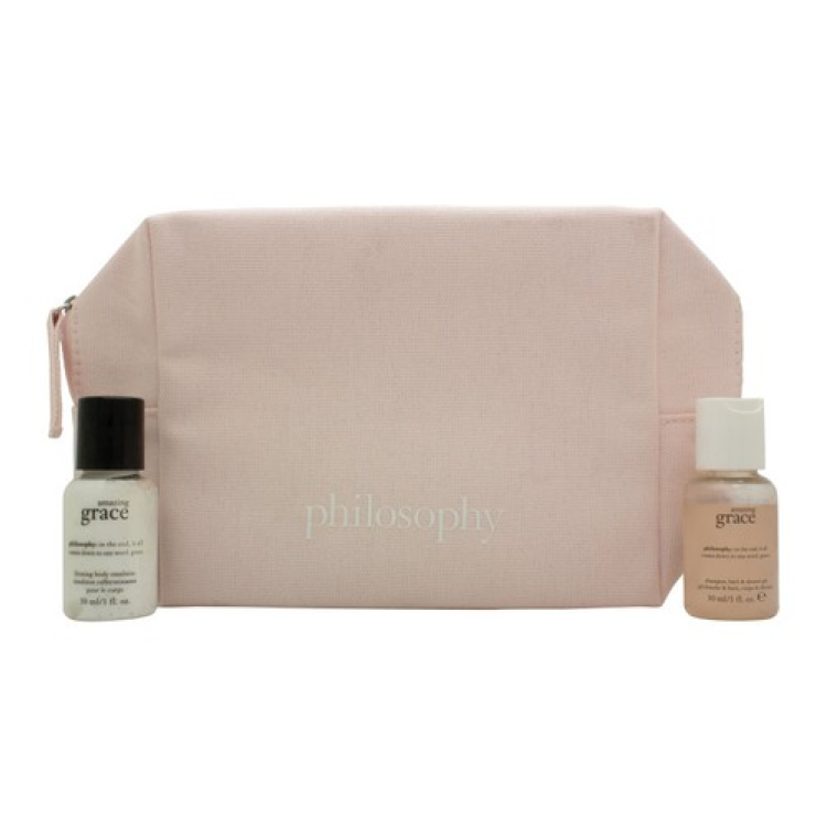 PHILOSOPHY AMAZING GRACE SET: 1 x FIRMING BODY EMULSION 30ML +  SHOWER GEL 30ML