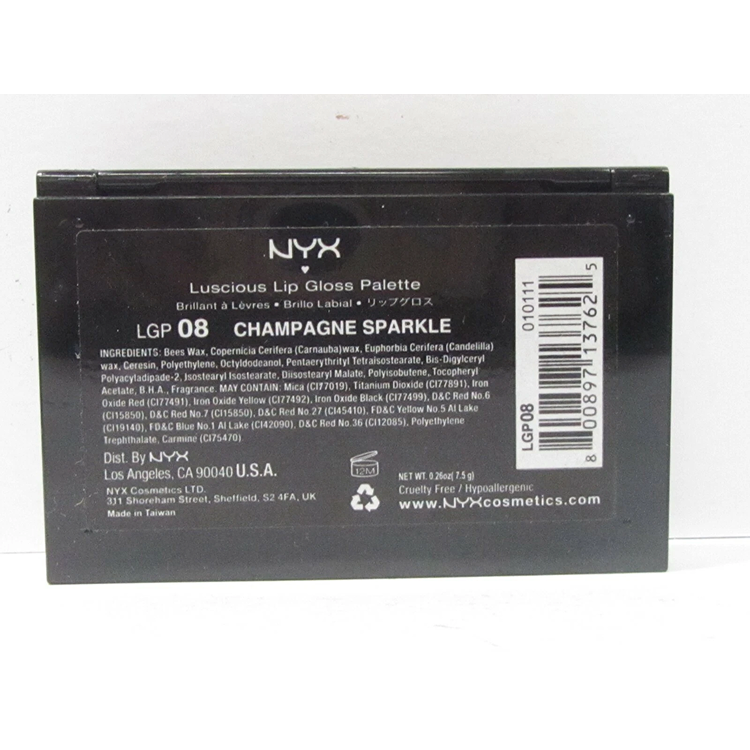 LIP GLOSS PALETTE CHAMPAGNE SPARKLE