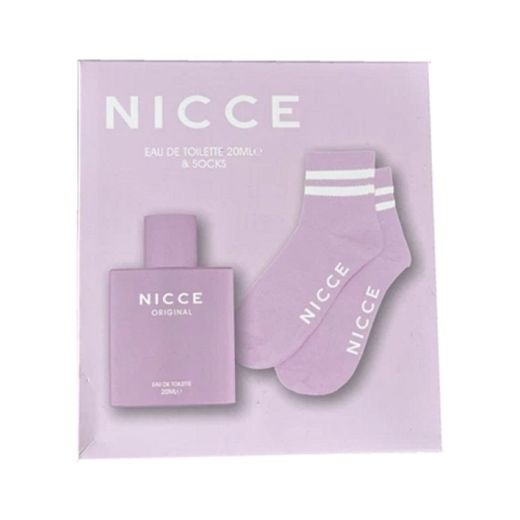 NICCE 20ML EAU DE TOILETTE PRINTED ANKLE SOCKS