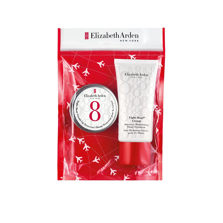 ARDEN 8 HOUR SET: HAND CREAM 30ML & LIP PROTECTANT 13ML