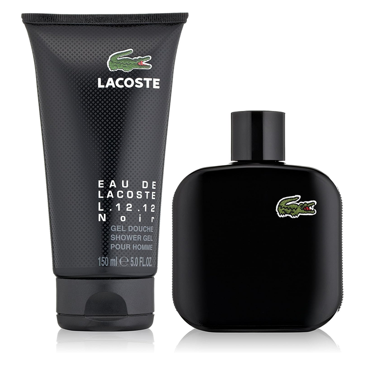 L.12.12 NOIR FOR HIM EDT SPRAY 100ML & SHOWER GEL 150ML