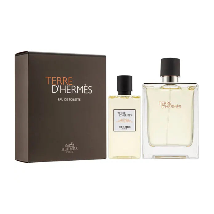 HERMES TERRE D'HERMES SET: EDT SPRAY 100ML + SG 80ML