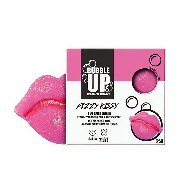 BUBBLEUP BATH BOMB - FIZZY KISSY (LIPS)