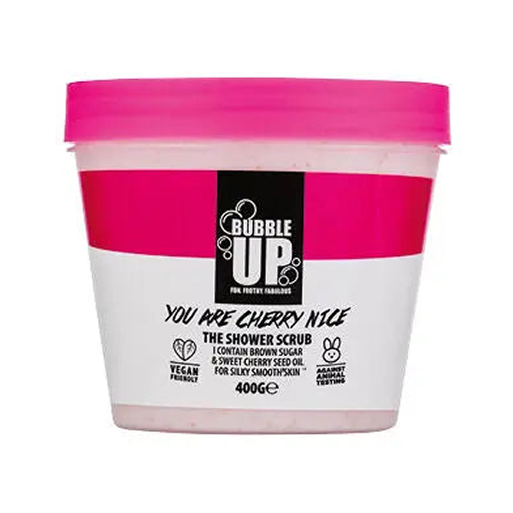 BUBBLE UP 6 X SHOWER SCRUB - YOU ARE CHERRY NICE