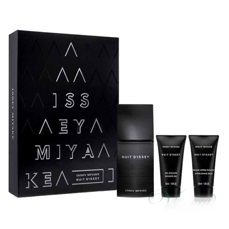 NUIT D'ISSEY EDT 75ML, SG   50ML & AFTERSHAVE BALM 50MLBAR