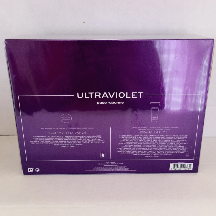 ULTRAVIOLET EDP SPRAY 80ML & BODY LOTION 100ML
