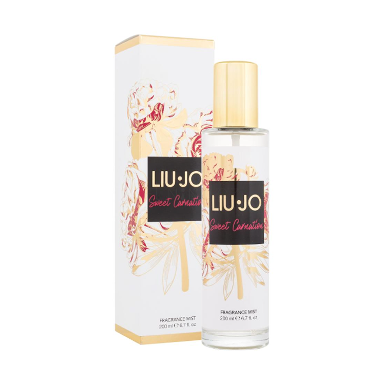 LIU JO SWEET CARNATION MIST SPRAY 200ML - GLASS BOTTLE + BOXED