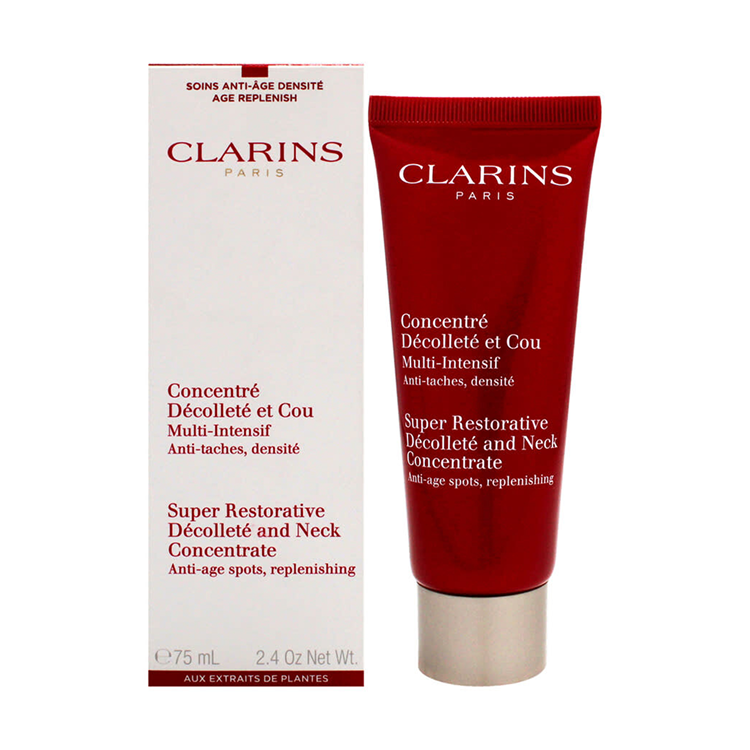 CLARINS SUPER RESTORATIVE DECOLLETE + NECK CONCENTRATE 75ML