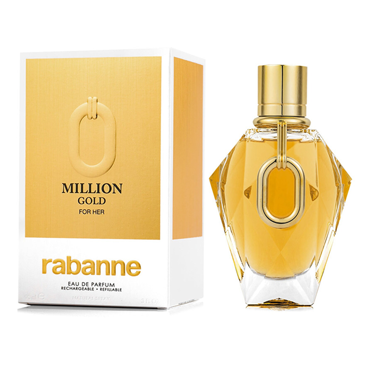 PACO LADY MILLION GOLD FOR HER REFILLABLE EDP SPRAY 90ML