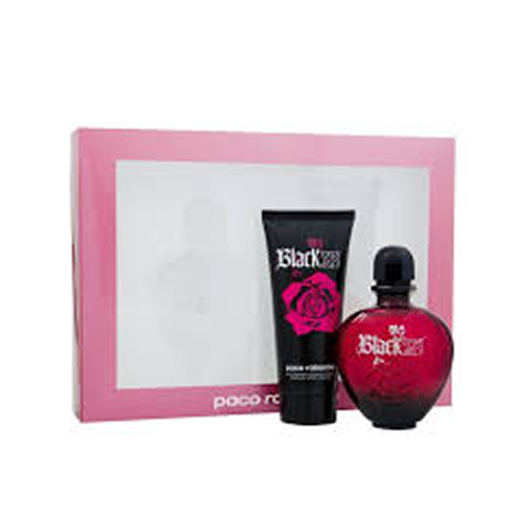 BLACK XS FEMME EDT SPRAY 80ML & BODY LOTION 100ML
