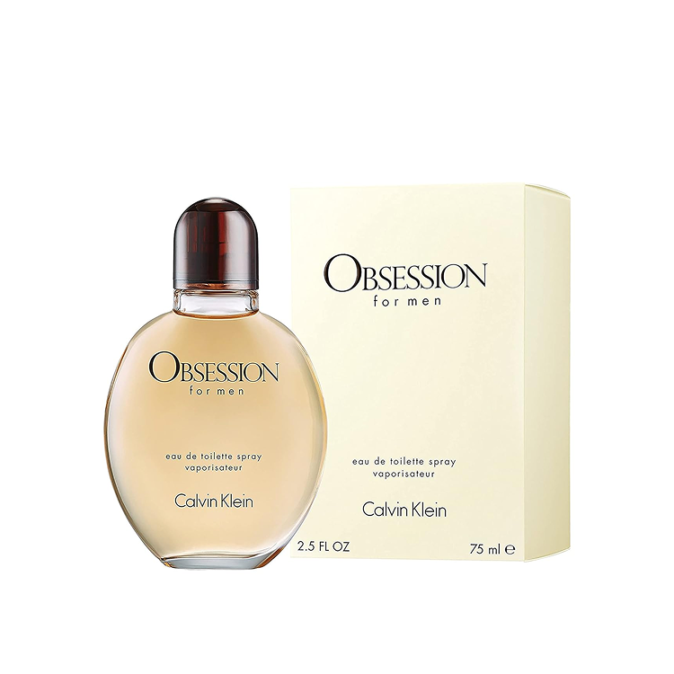 CK OBSESSION HOMME EDT SPRAY 75ML
