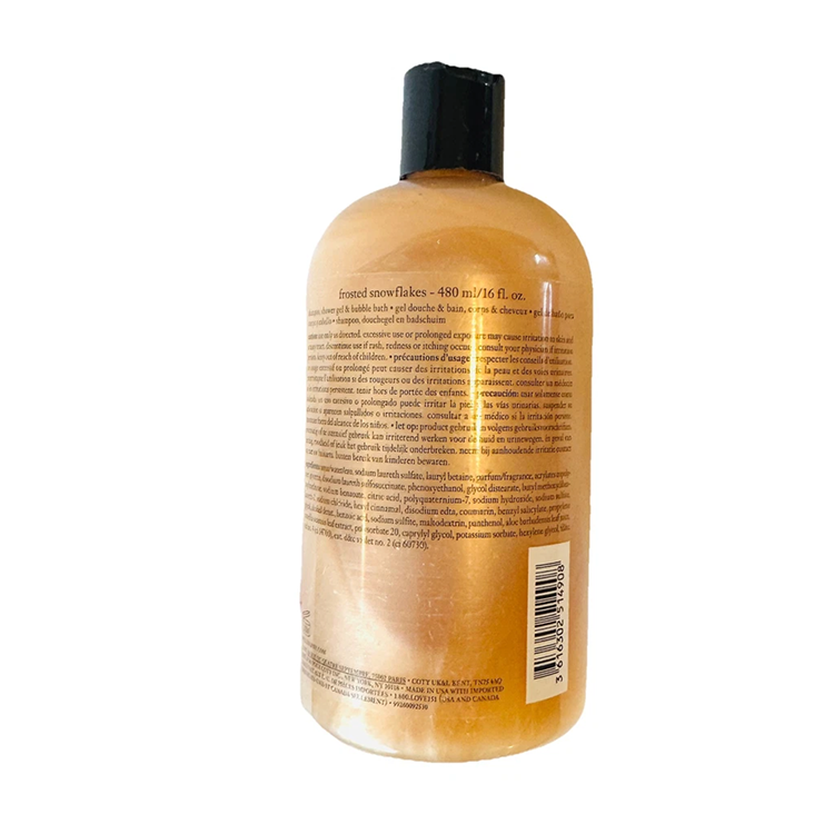 PHILOSOPHY FROSTED SNOWFLAKES BATH/SHOWER GEL 473ML  - POUR TOP
