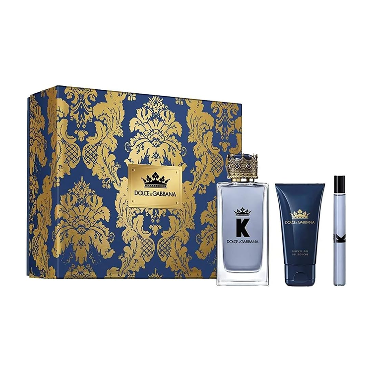 DOLCE K SET: EDT SPRAY 100ML + 10ML + AS BALM 50ML
