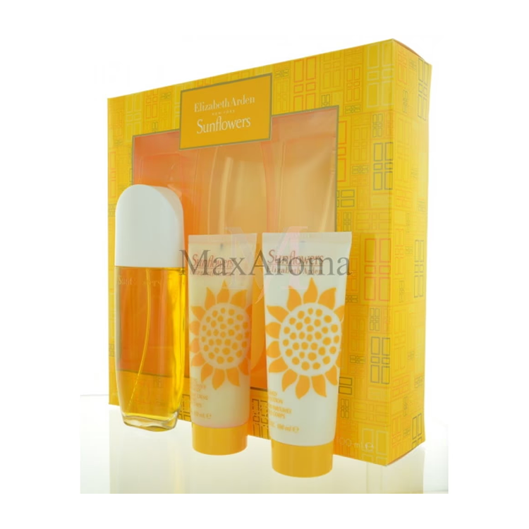 SUNFLOWERS EDT SPRAY 100ML, BODY LOTION & SHOWER GEL 100ML