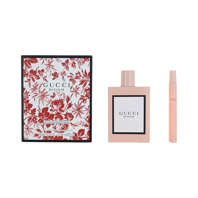 GUCCI BLOOM SET: EDP SPRAY 100ML + EDP SPRAY 10ML