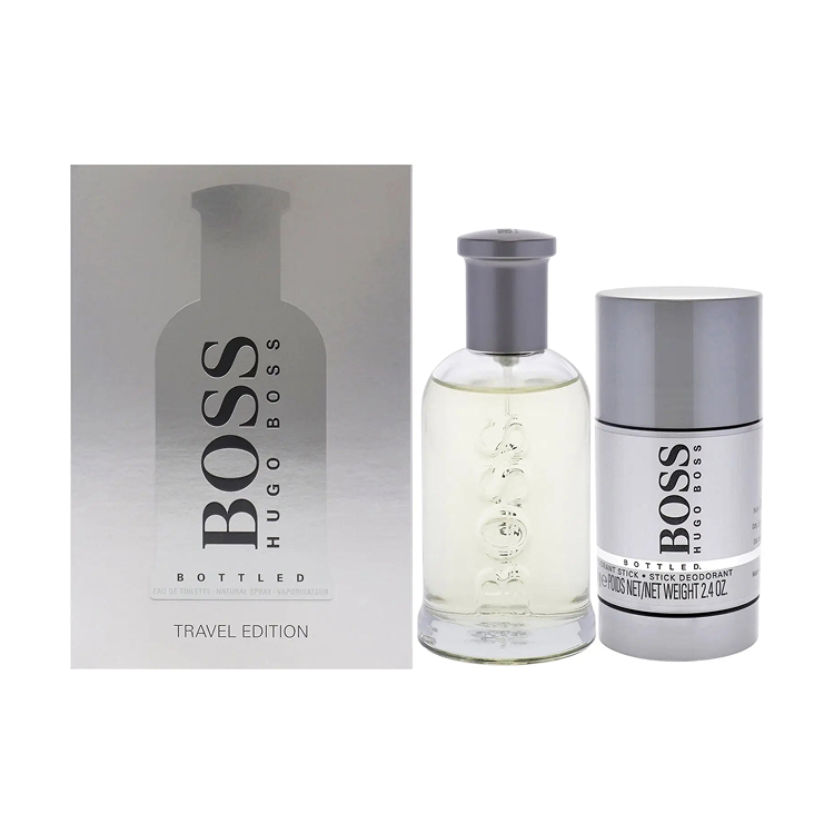 BOSS BOTTLED SET: EDT SPRAY 100ML + DEO STICK 75ML