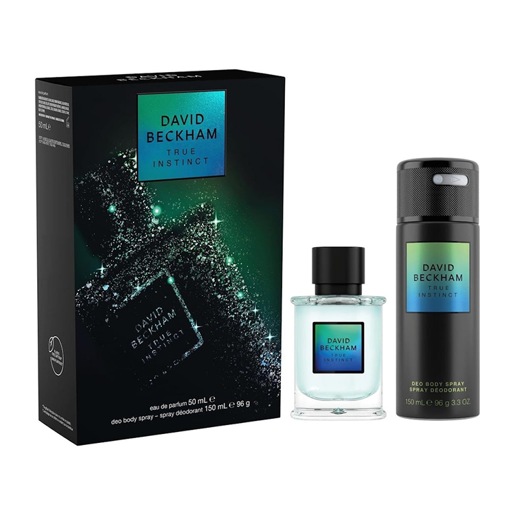 BECKHAM TRUE INSTINCT SET: EDP SPRAY 75ML + BODY SPRAY 150ML