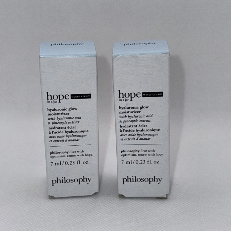 PHILOSOPHY HOPE IN A JAR WATER CREAM HYALURONIC GLOW CREAM 7ML