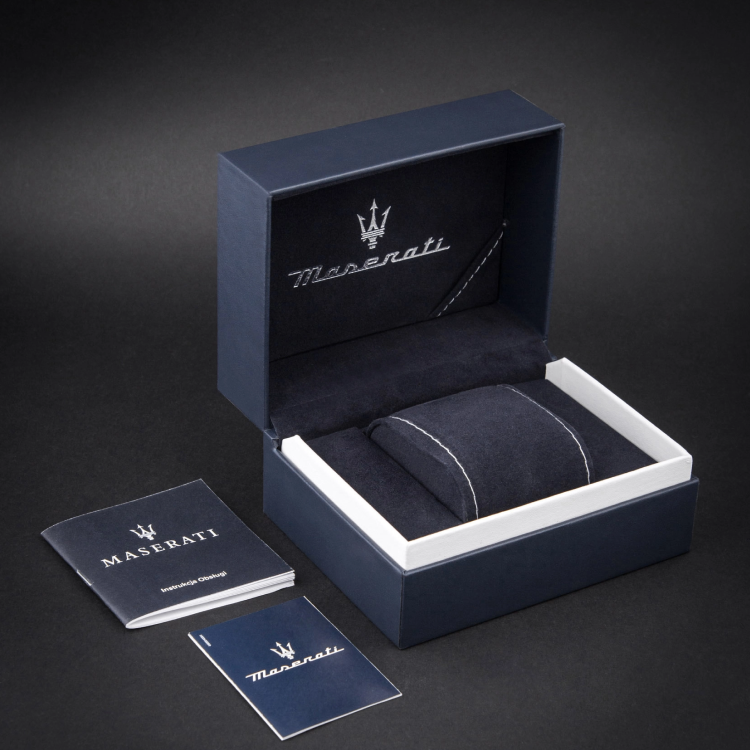 MASERATI PNEUMATIC BLACK/RED MENS WATCH