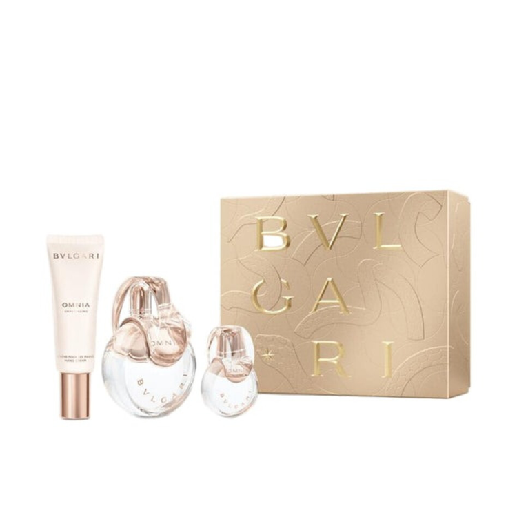 BULGARI OMNIA CRYSTALLINE SET: EDT SPRAY 100ML + EDT 15ML