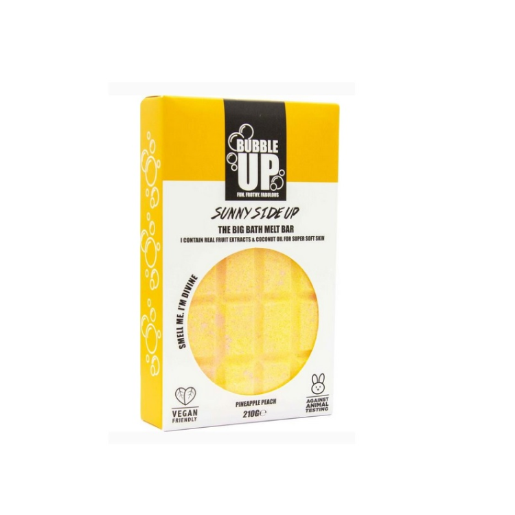 BUBBLEUP BATH OIL MELT BAR - PINEAPPLE + PEACH