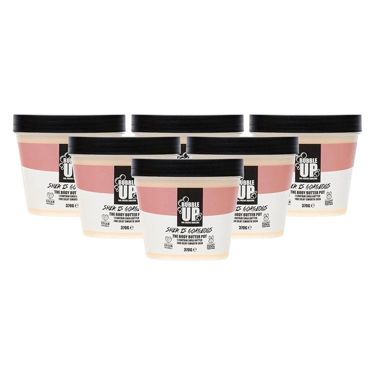 BUBBLE UP 6 X BODY BUTTER SHEA IS GORGEOUS