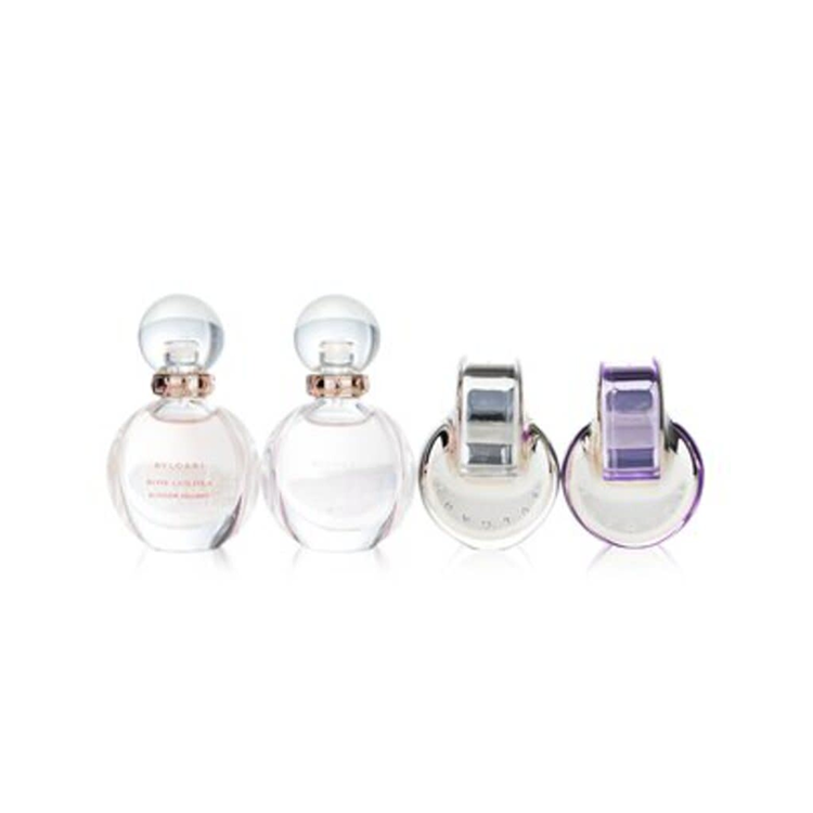 BULGARI MINI SET:4x5ML-OMNIA CRYSTALINE EDT,OMNIA  AMETHYSTE EDT,ROSE GOLDEA BLOSSOM DELIGHT EDT&EDP