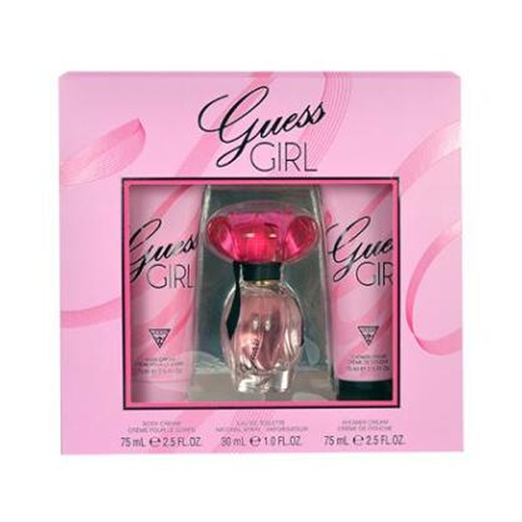 GUESS GIRL EDT SPRAY 30ML, BDY CREAM 75ML, SHW CREAM 75ML