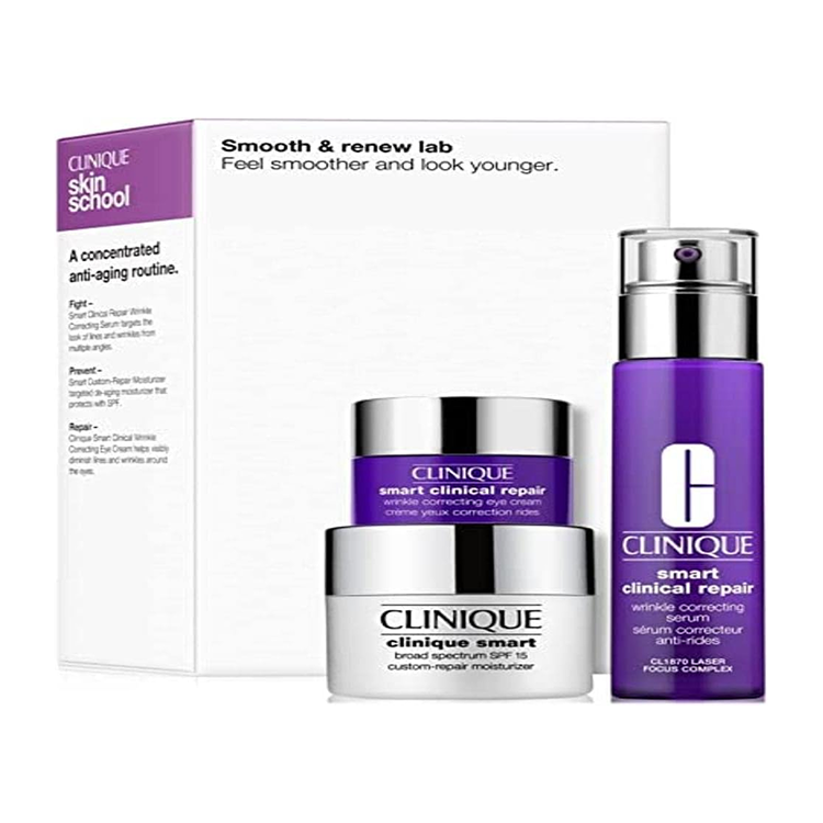 CLINIQUE SMART SET: SERUM 30ML + SMART SPF15 15ML+ EYE CREAM 5ML
