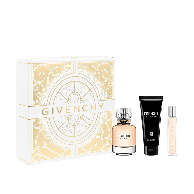 GIVENCHY L'INTERDIT SET: EDP 50ML + BODY LOTION 75ML+ EDP 12.5ML
