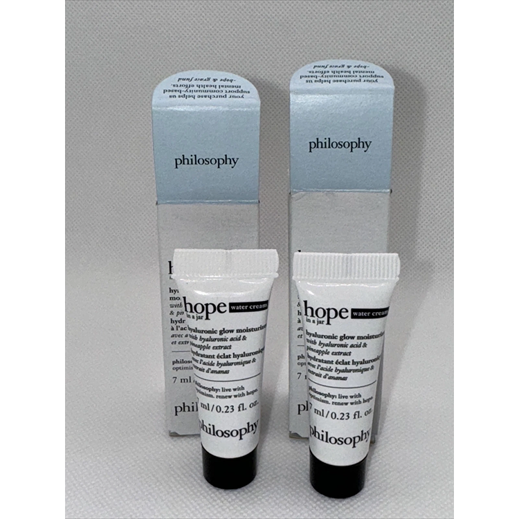 PHILOSOPHY HOPE IN A JAR WATER CREAM HYALURONIC GLOW CREAM 7ML